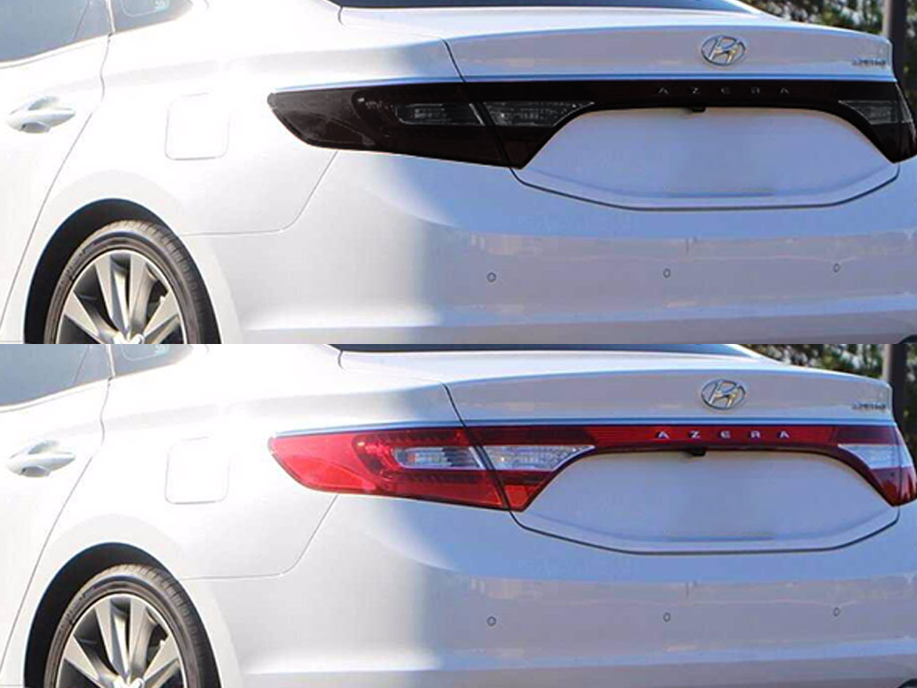 Hyundai Azera 2012-2017 Before and After Smoked Taillights