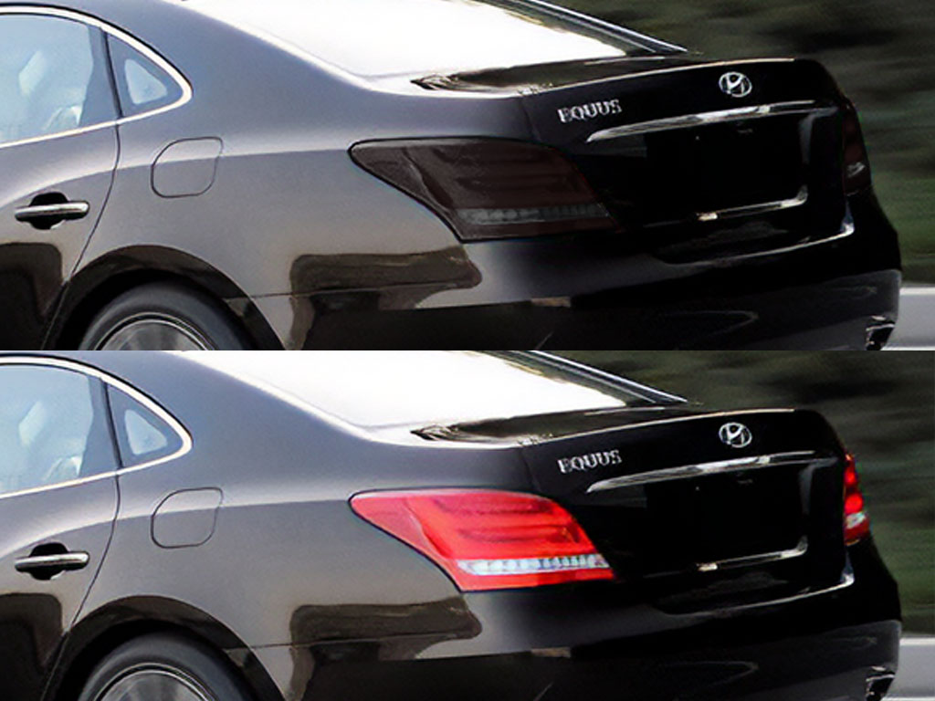 Hyundai Equus 2011-2016 Before and After Smoked Taillights