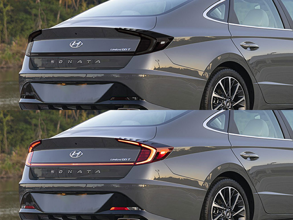 Hyundai Sonata 2020-2023 Limited / SEL Before and After Smoked Taillights