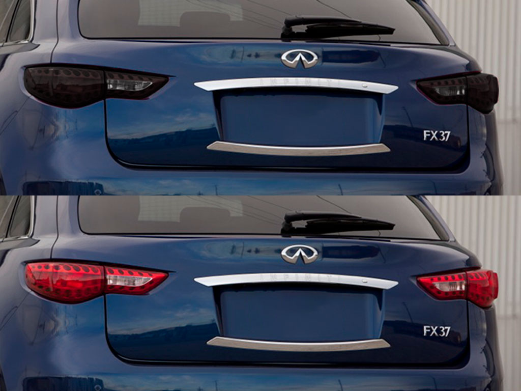 Infiniti FX37 2013 Before and After Smoked Taillights