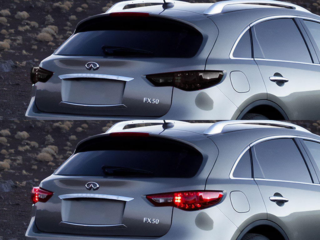 Infiniti FX50 2009-2013 Before and After Smoked Taillights