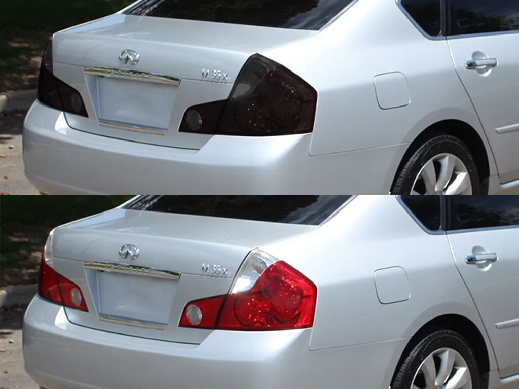 Infiniti M35 2006-2007 Before and After Smoked Taillights