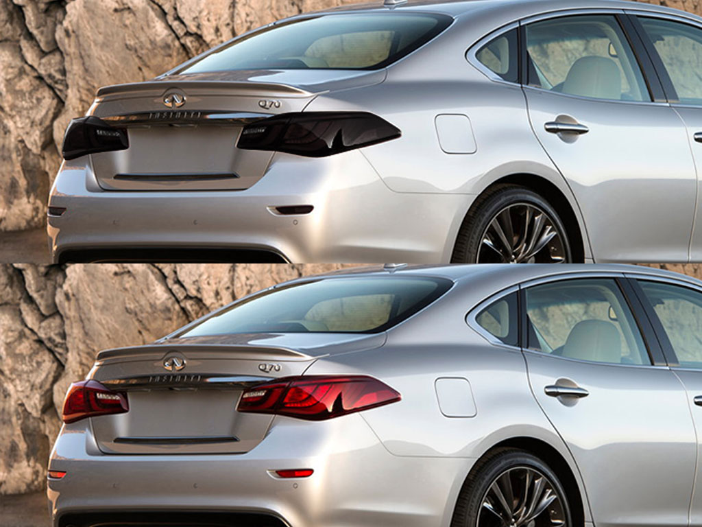 Infiniti Q70 2015-2017 Before and After Smoked Taillights