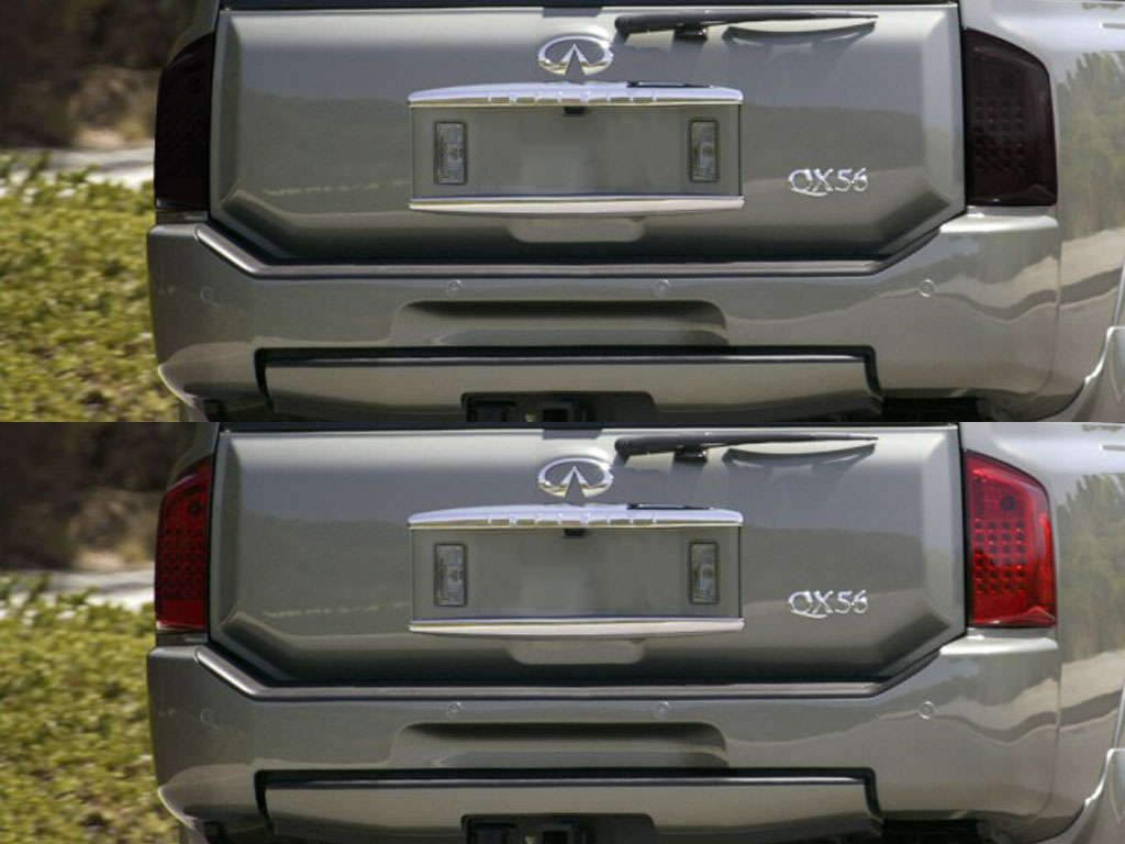 Infiniti QX56 2004-2010 Before and After Smoked Taillights