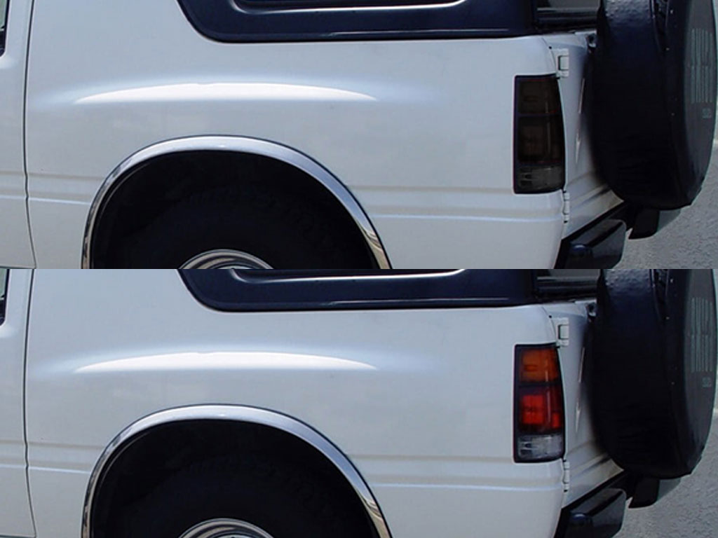 Isuzu Amigo 1989-1994 Before and After Smoked Taillights