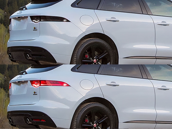 Jaguar F-Pace 2017-2020 Before and After Smoked Taillights