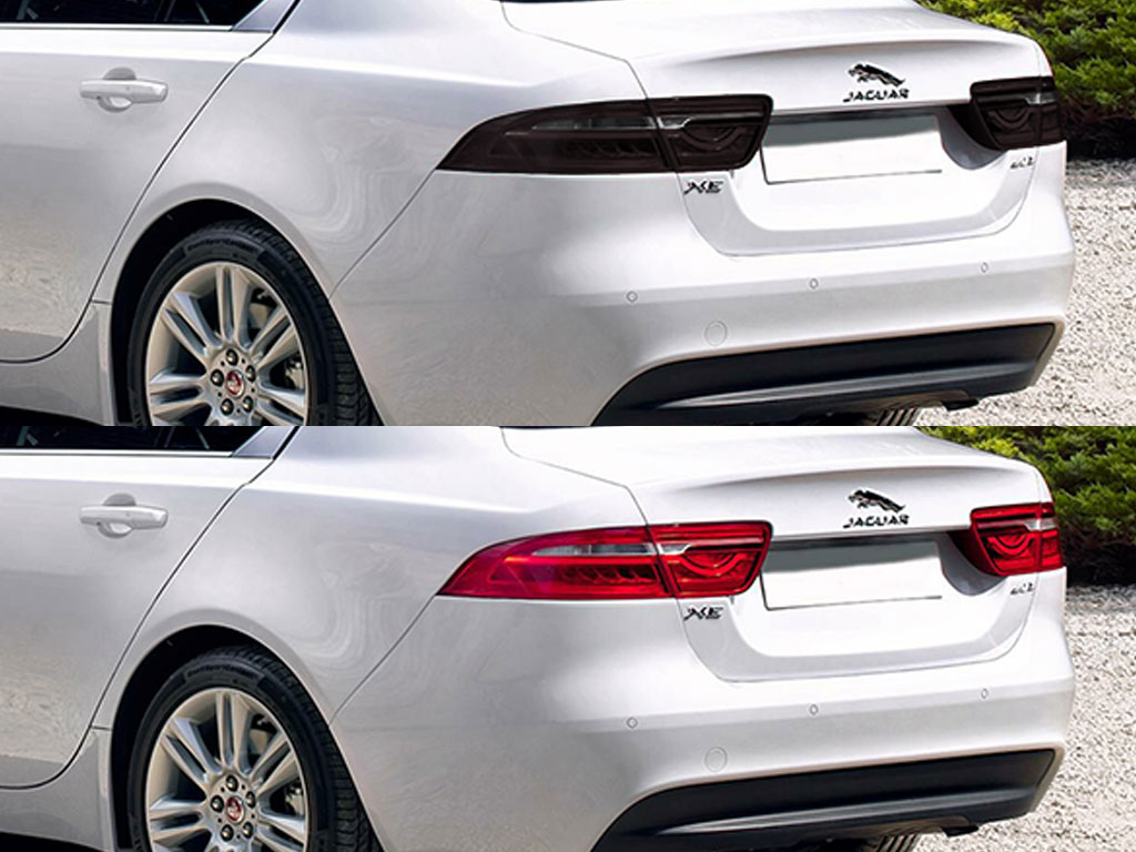 Jaguar XF 2012-2015 Before and After Smoked Taillights