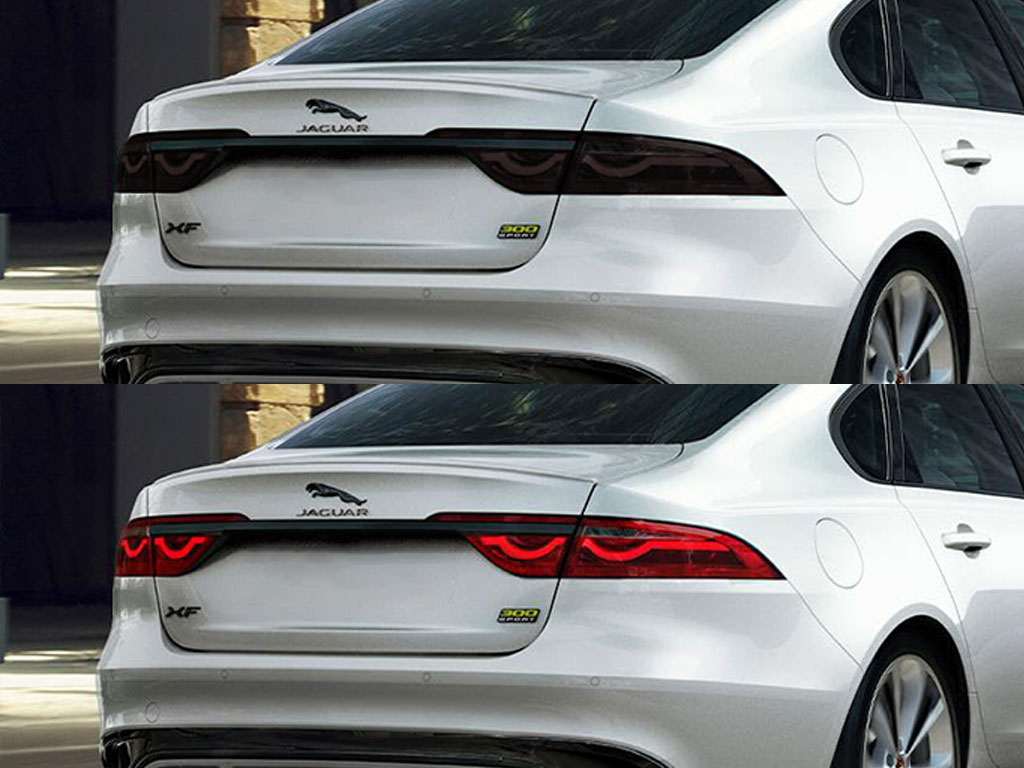 Jaguar XF 2016-2023 Before and After Smoked Taillights