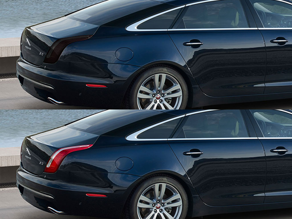 Jaguar XJ 2016-2019 Before and After Smoked Taillights