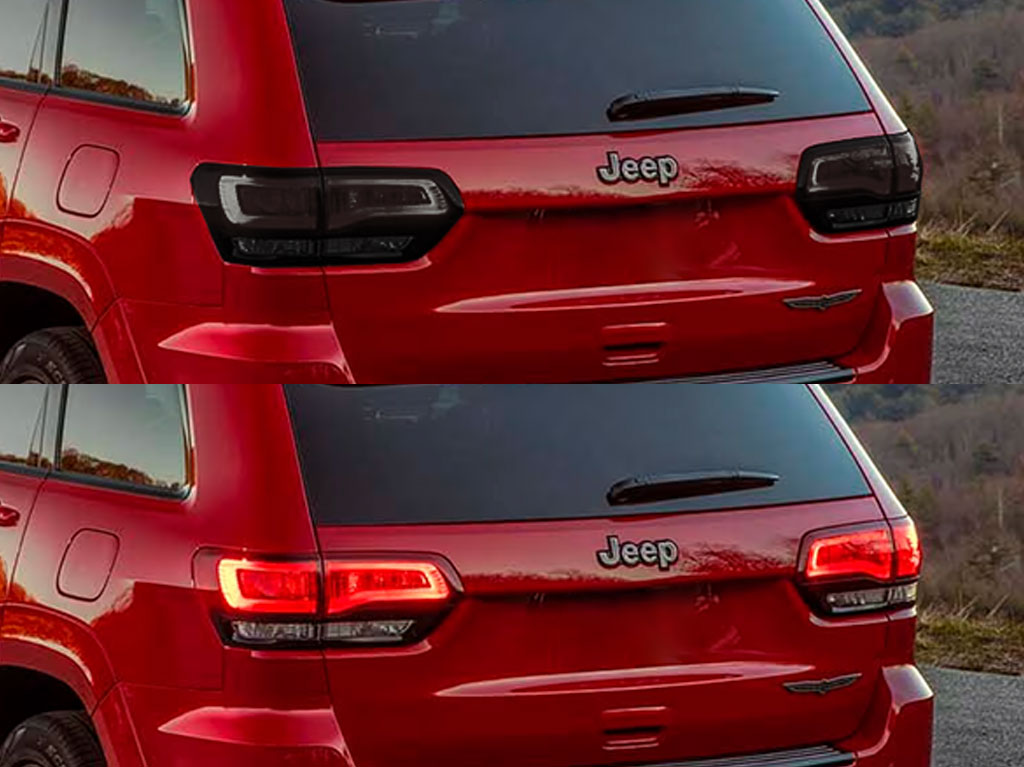 Jeep Cherokee 2014-2018 Before and After Smoked Taillights