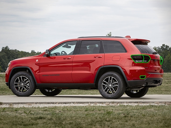 Jeep Cherokee 2019-2023 Tail Light Tint Installation Points