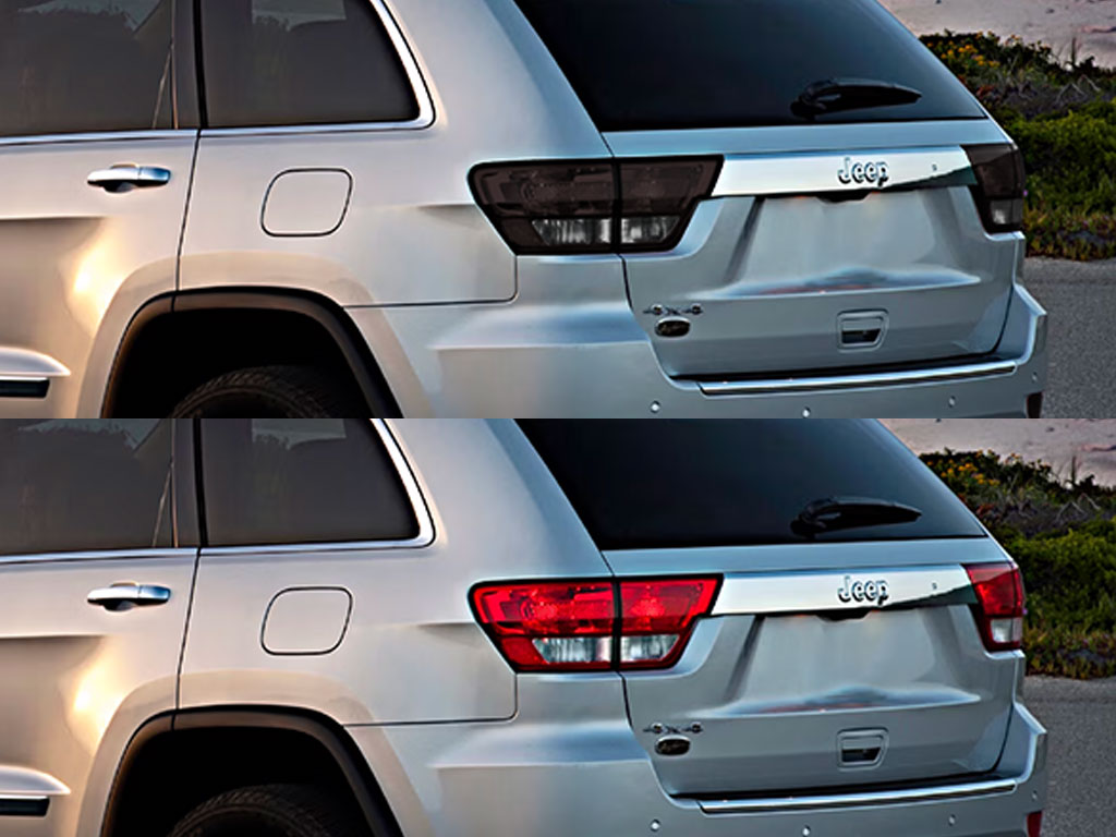 Jeep Grand Cherokee 2011-2013 Before and After Smoked Taillights