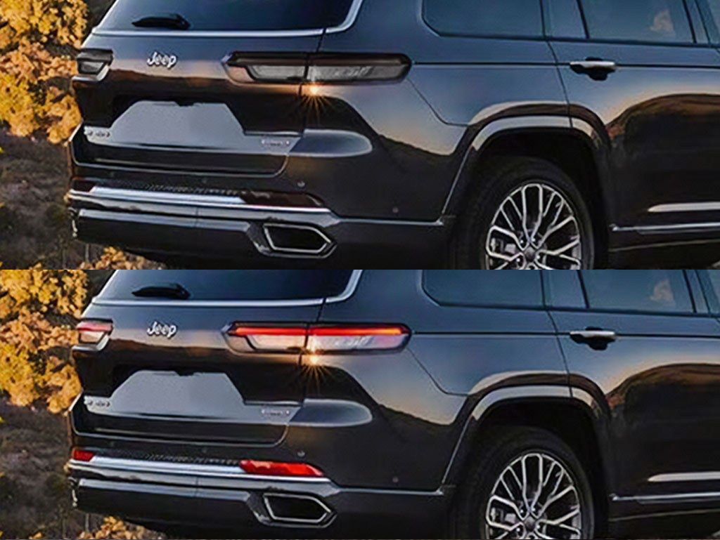 Jeep Grand Cherokee 2014-2021 Before and After Smoked Taillights