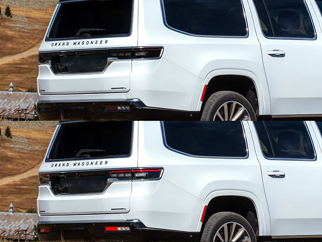 Jeep Grand Wagoneer 2022-2024 Before and After Smoked Taillights