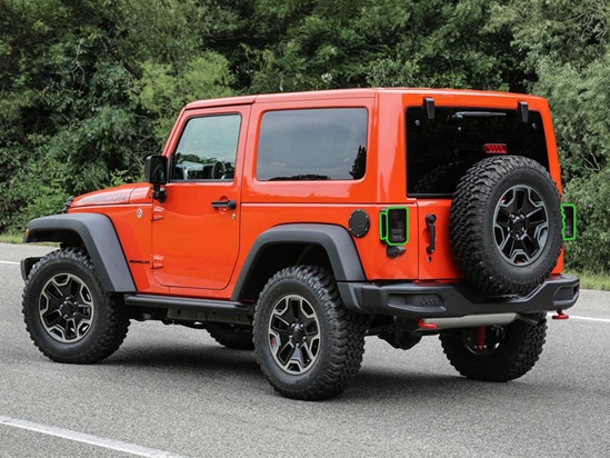 Jeep Wrangler 2007-2017 Tail Light Tint Installation Points