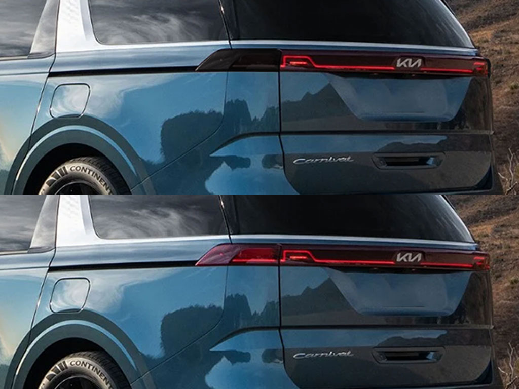 Kia Carnival 2022-2024 Before and After Smoked Taillights