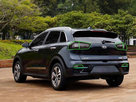 Kia Niro 2017-2019 Tail Light Tint Installation Points