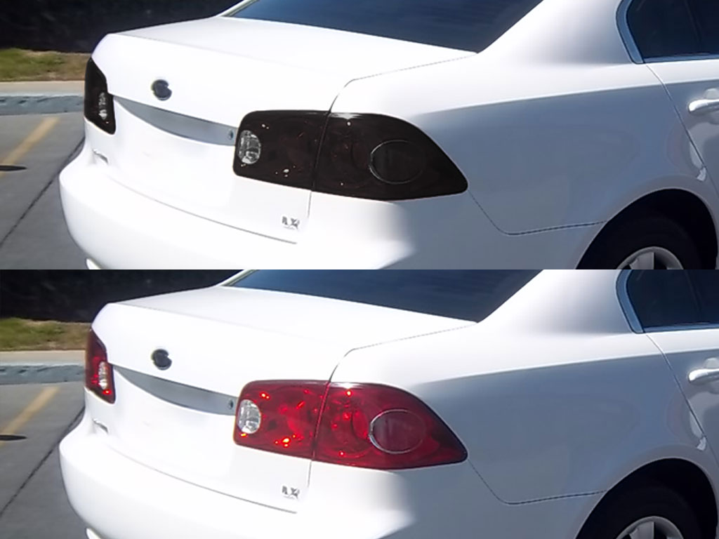 Kia Optima 2006-2008 Before and After Smoked Taillights