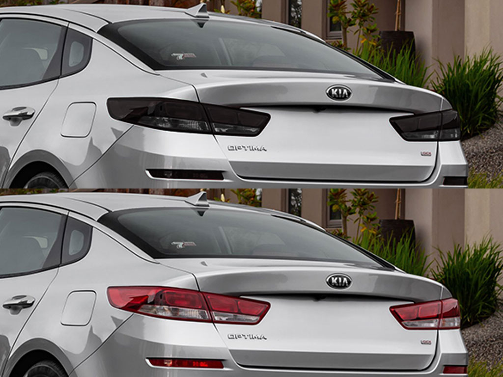 Kia Optima 2019-2020 Before and After Smoked Taillights