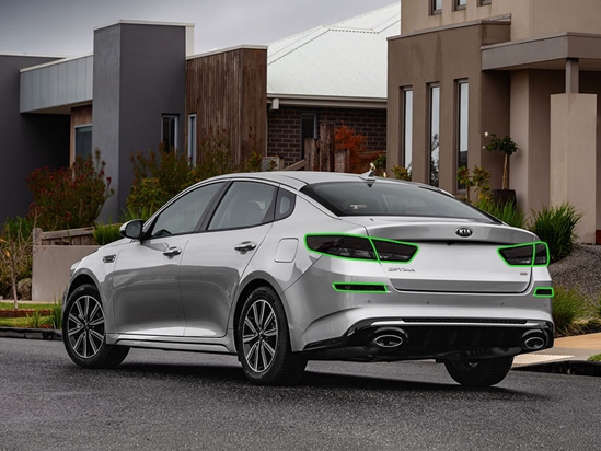 Kia Optima 2019-2020 Tail Light Tint Installation Points