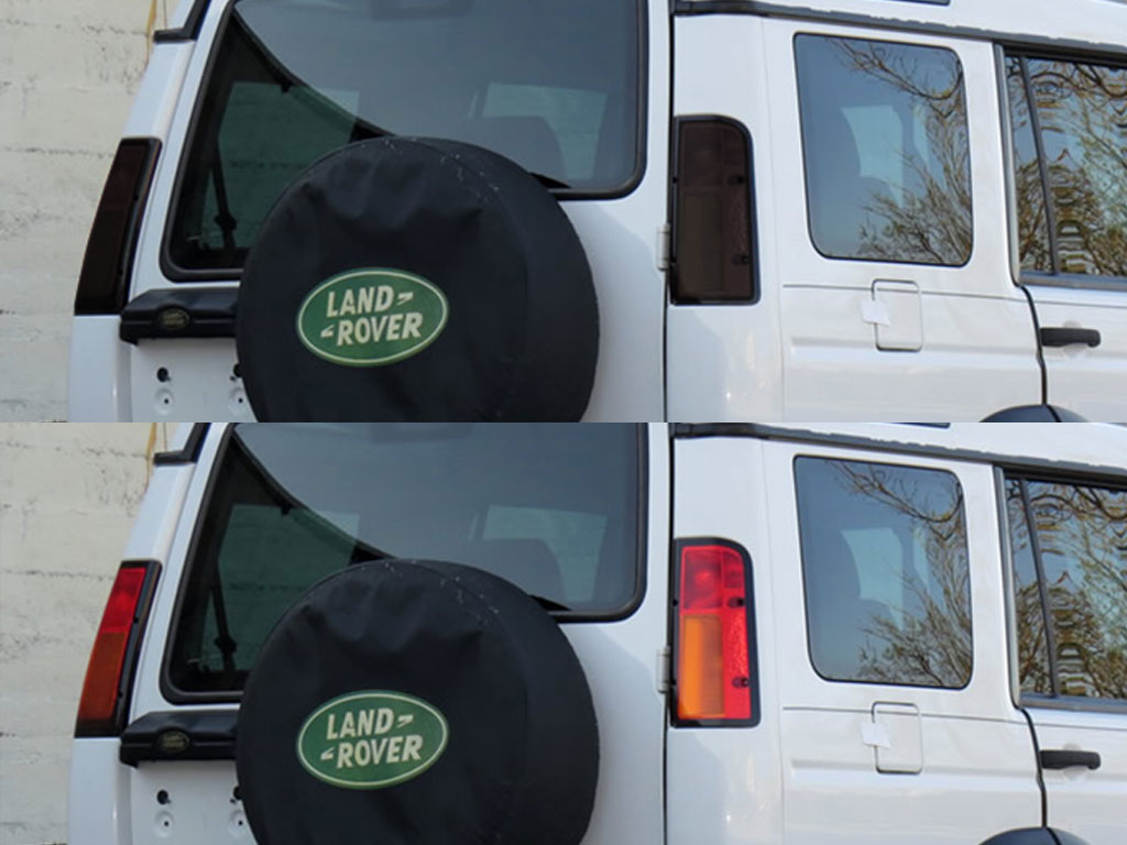 Land Rover Discovery 2002-2004 Before and After Smoked Taillights