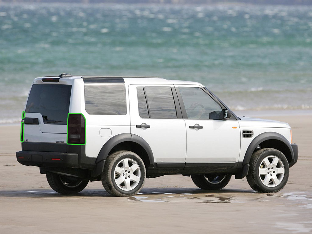 Land Rover LR3 2005-2009 Tail Light Tint Installation Points