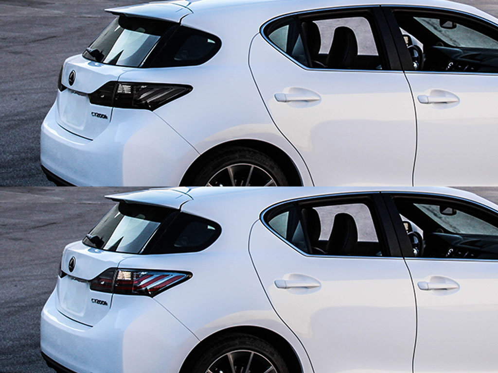 Lexus CT Sedan 2011-2013 Before and After Smoked Taillights