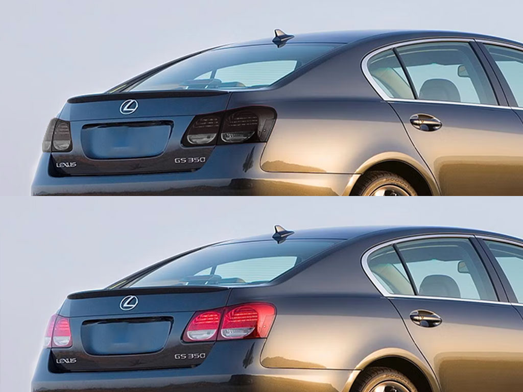 Lexus GS 2006-2012 Before and After Smoked Taillights