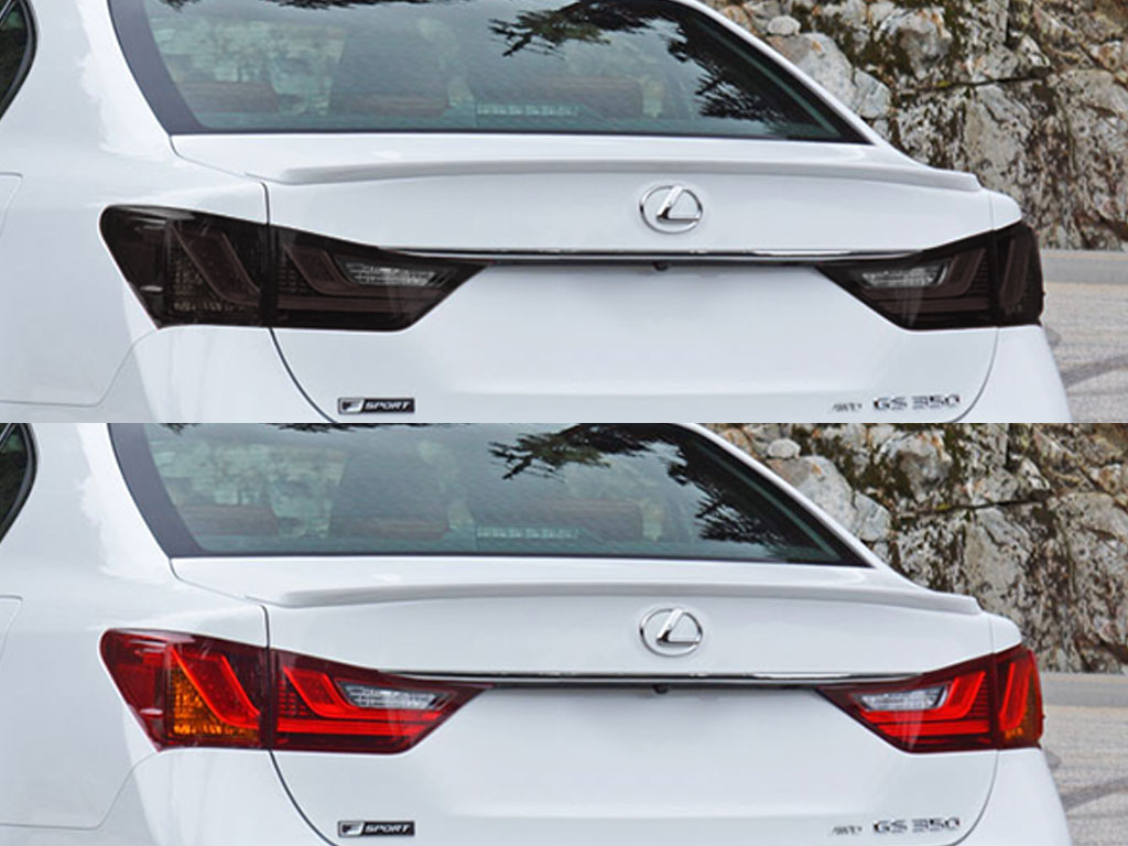 Lexus GS 2013-2015 Before and After Smoked Taillights