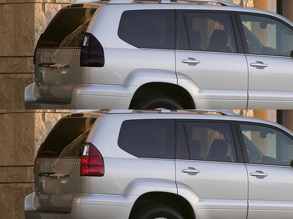 Lexus GX 2008-2009 Before and After Smoked Taillights