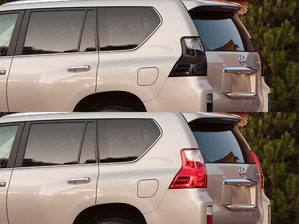 Lexus GX 2010-2013 Before and After Smoked Taillights