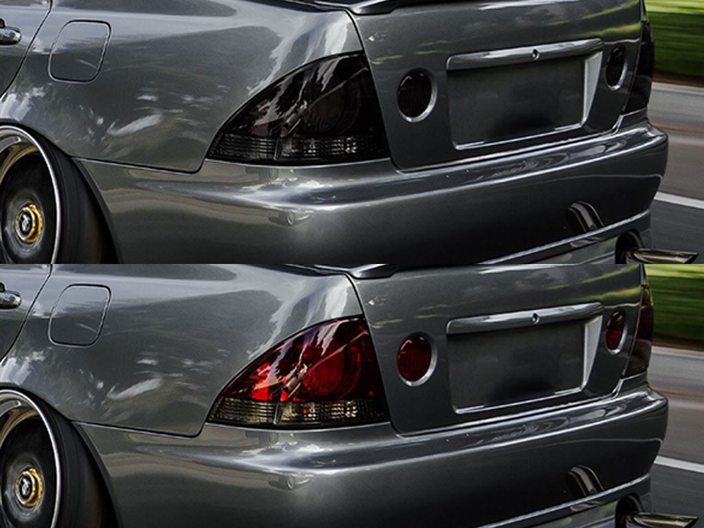 Lexus IS 2001-2005 Before and After Smoked Taillights