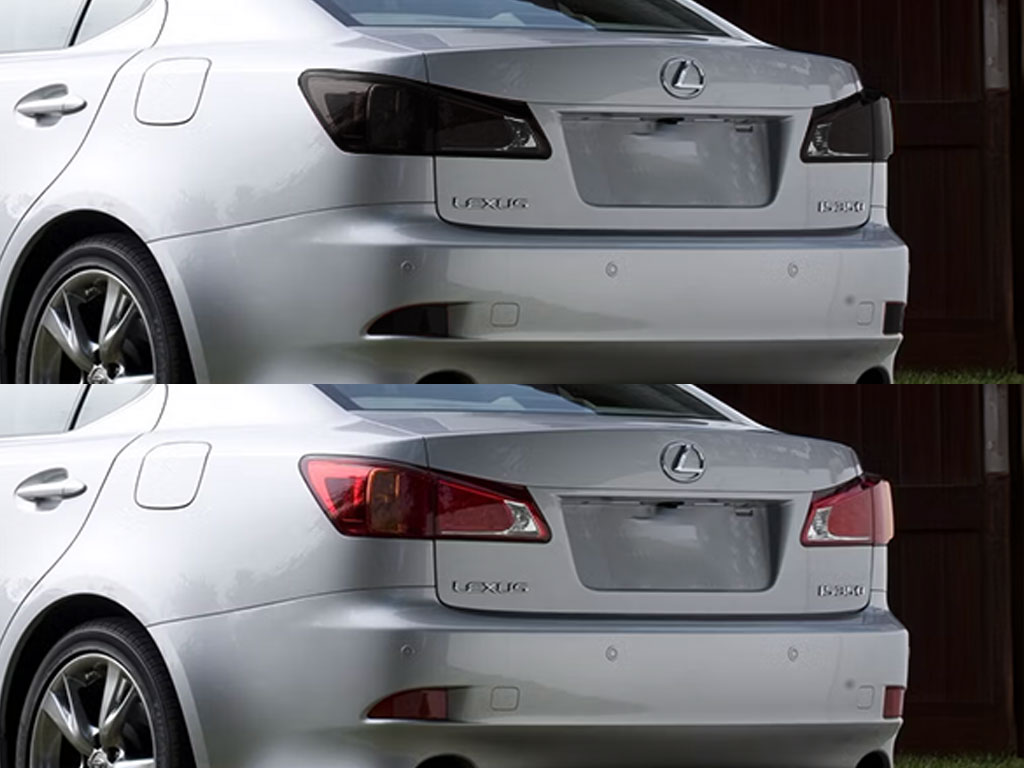 Lexus IS 2006-2010 Before and After Smoked Taillights