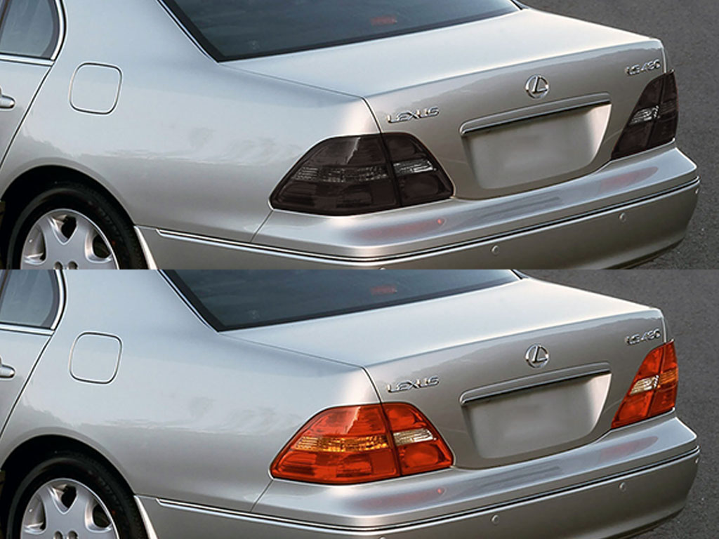 Lexus LS 1998-2000 Before and After Smoked Taillights