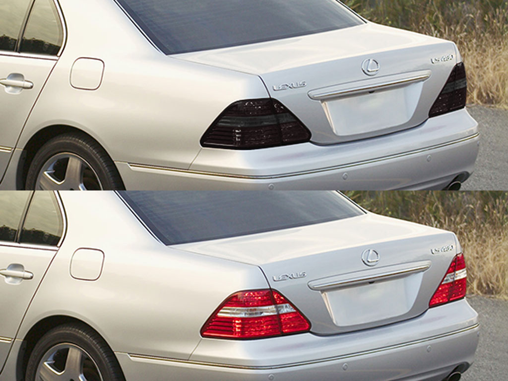 Lexus LS 2004-2006 Before and After Smoked Taillights