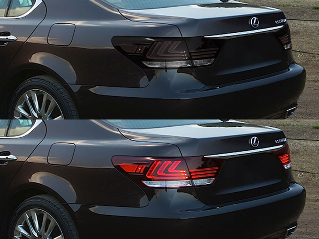 Lexus LS 2010-2012 Before and After Smoked Taillights