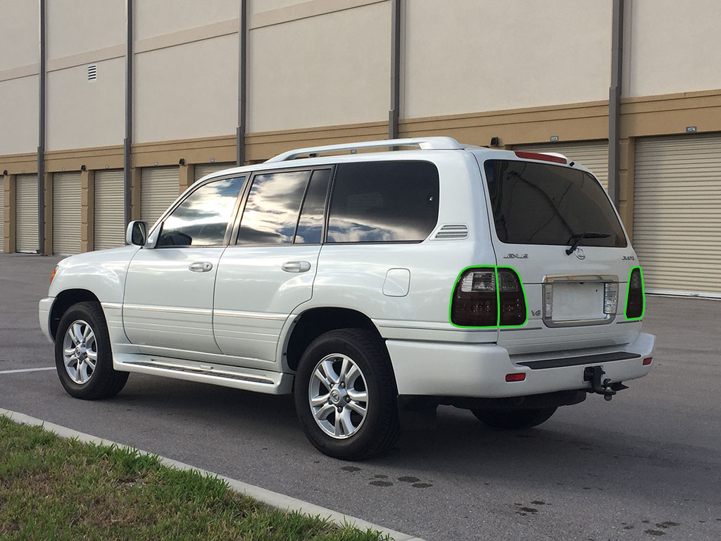 Lexus LX470 1998-2005 Tail Light Tint Installation Points