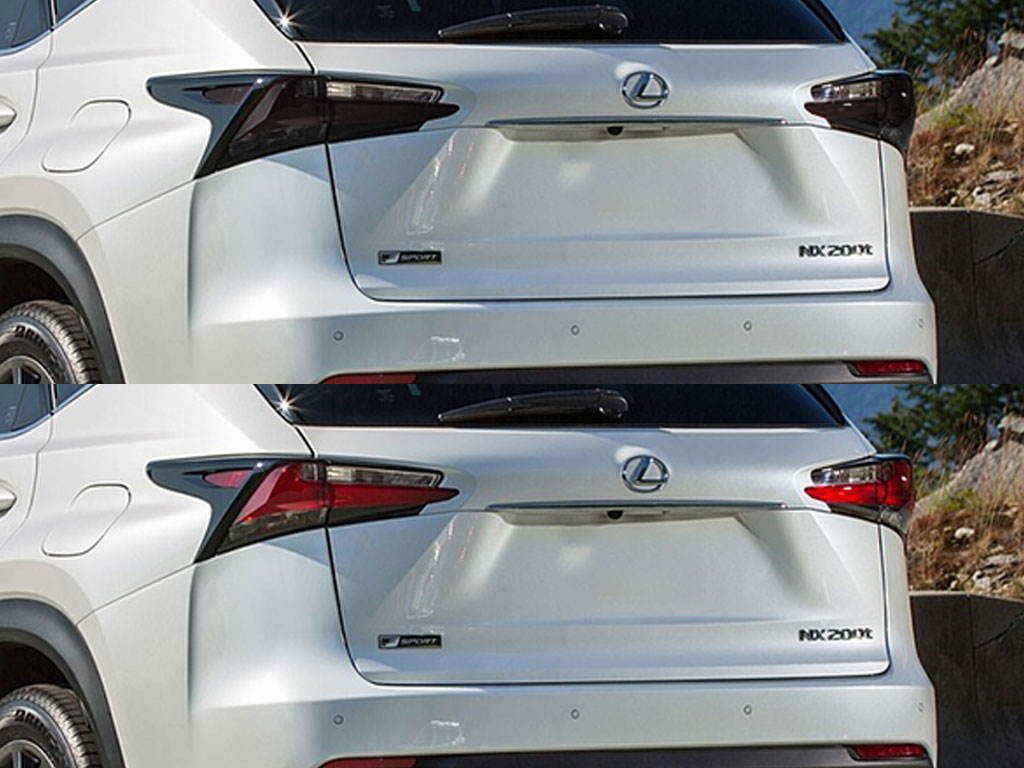 Lexus NX 2015-2017 Before and After Smoked Taillights