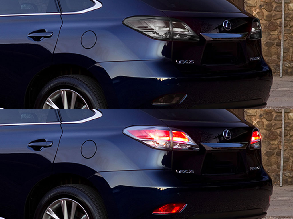 Lexus RX 2010-2012 Before and After Smoked Taillights