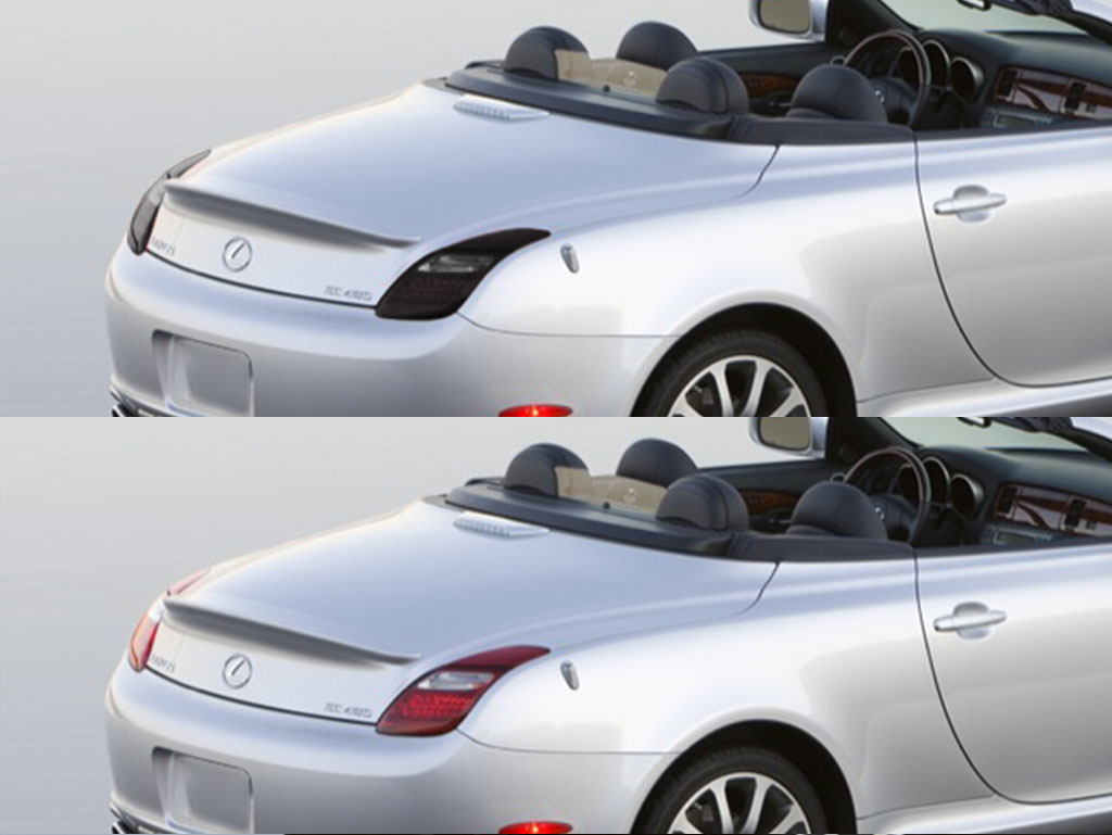 Lexus SC 2002-2010 Before and After Smoked Taillights