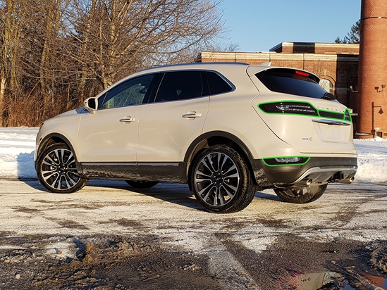 Lincoln MKC 2015-2019 Tail Light Tint Installation Points