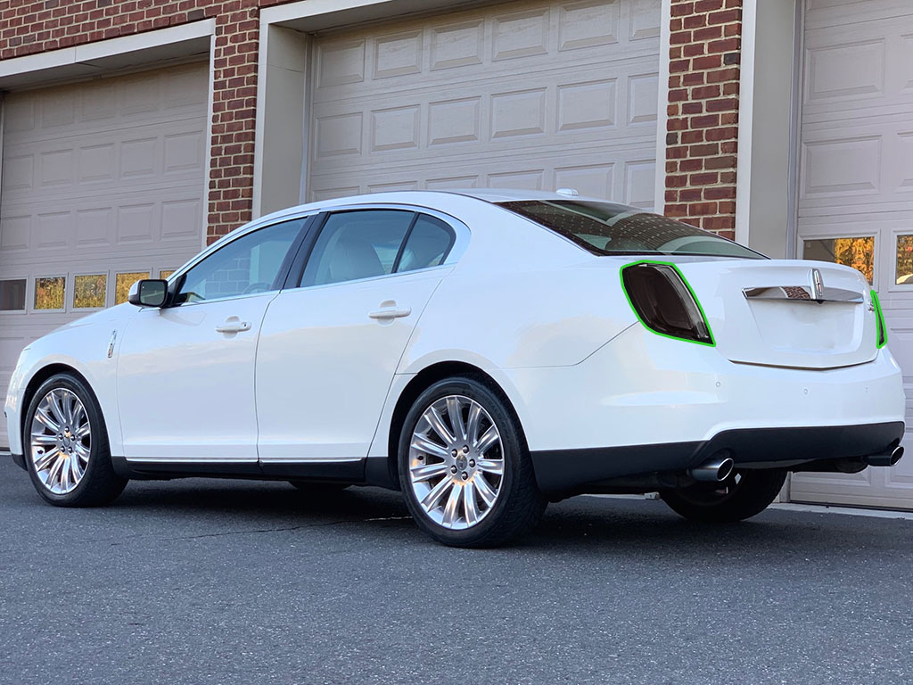 Lincoln MKS 2009-2012 Tail Light Tint Installation Points