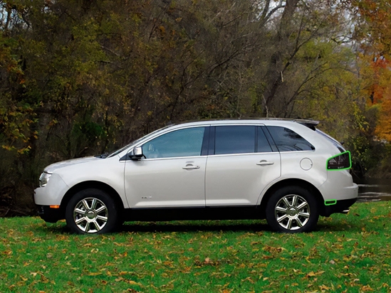 Lincoln MKX 2007-2010 Tail Light Tint Installation Points