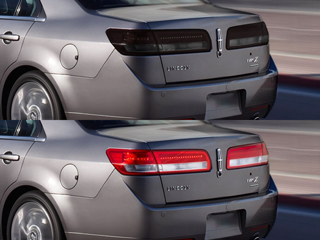 Lincoln MKZ 2010-2012 Before and After Smoked Taillights