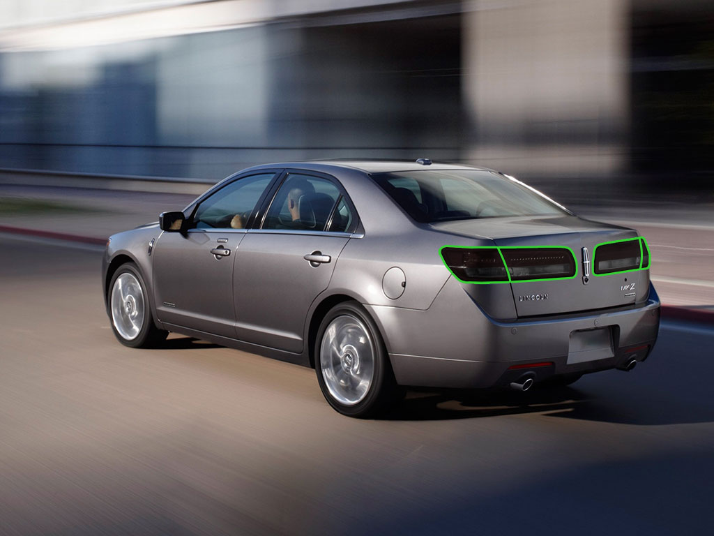 Lincoln MKZ 2010-2012 Tail Light Tint Installation Points