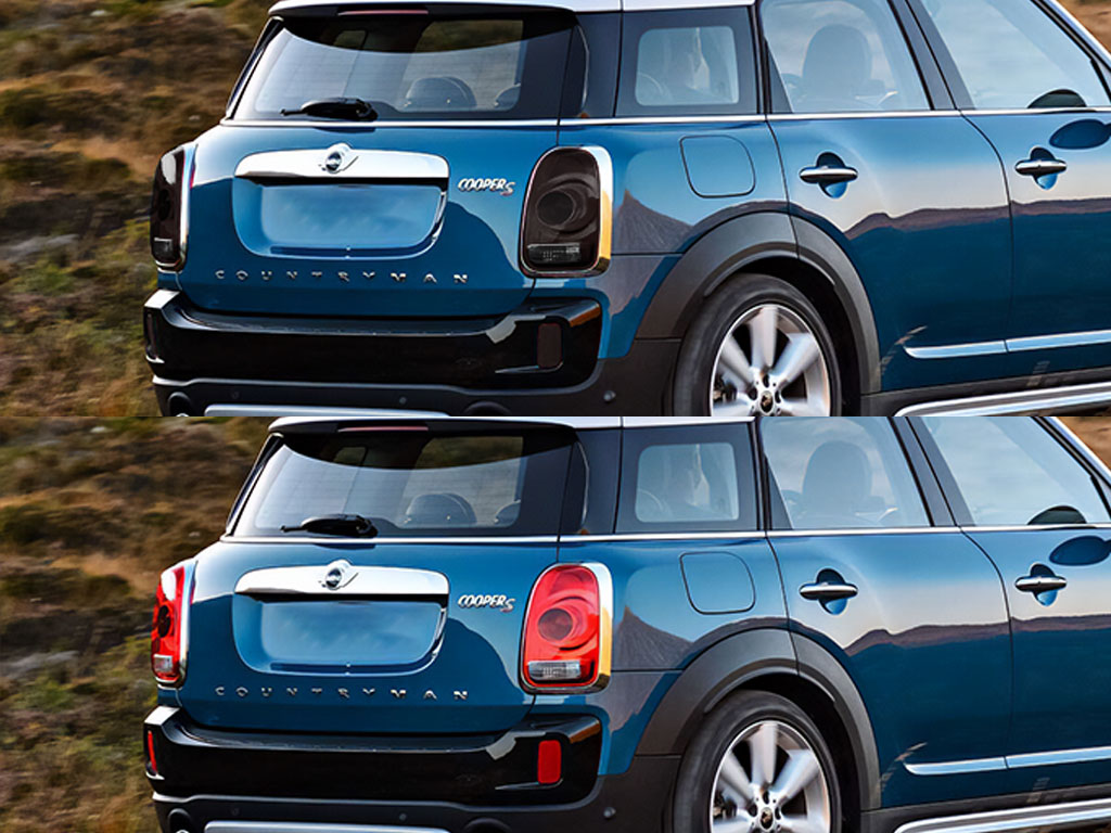 MINI Countryman 2011-2016 Before and After Smoked Taillights