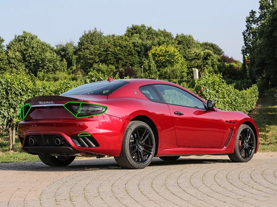 Maserati GranTurismo 2008-2019 Tail Light Tint Installation Points