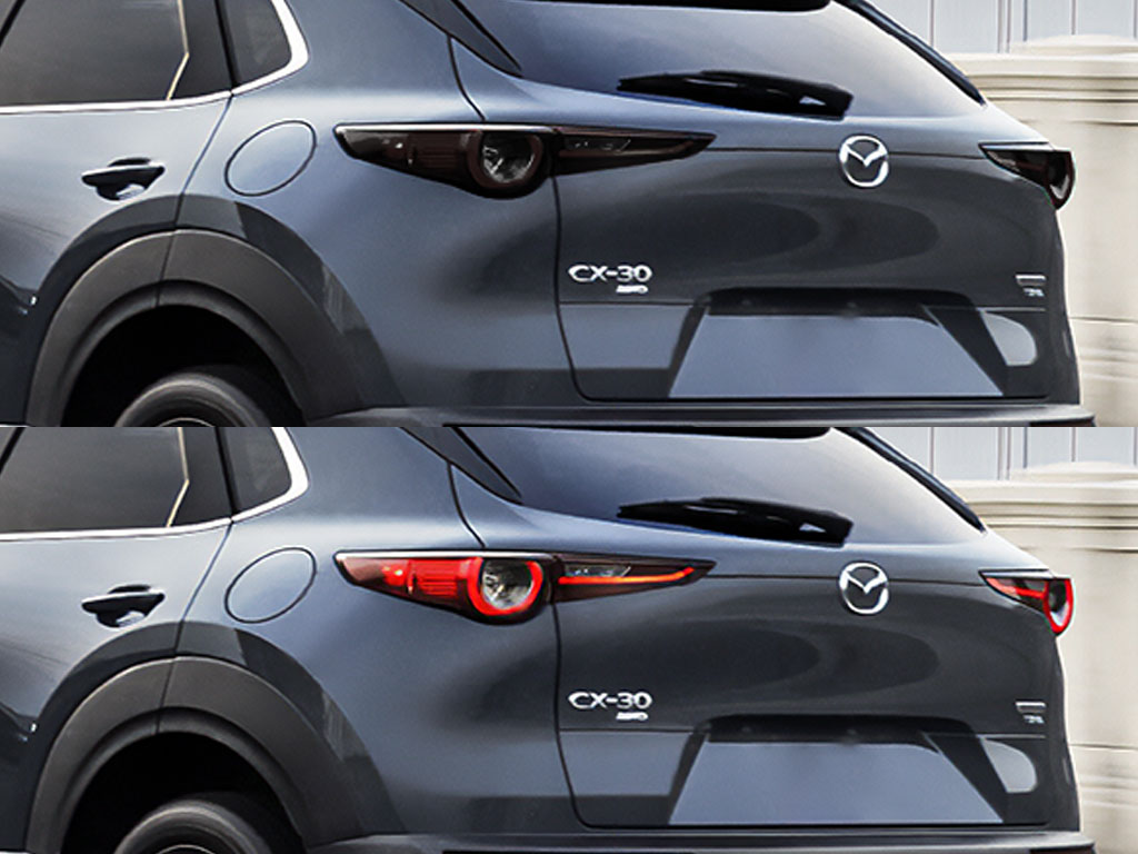 Mazda CX-30 2020-2025 Before and After Smoked Taillights