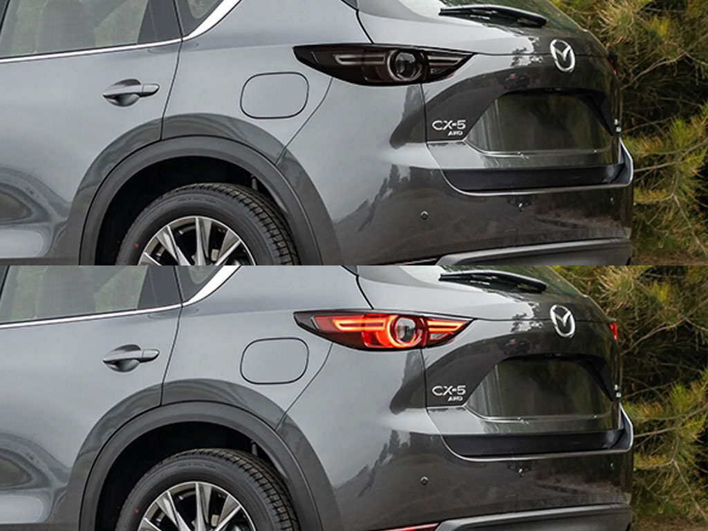 Mazda CX-5 2017-2021 Before and After Smoked Taillights