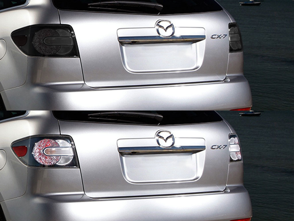 Mazda CX-7 2007-2012 Before and After Smoked Taillights